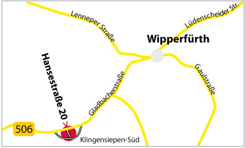 Karte Klingensiepen